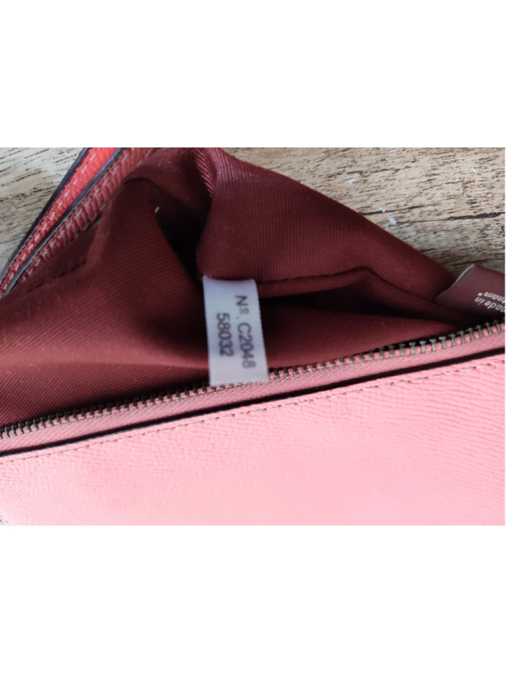 Women's Coach Wristlet Clutch One Size Pink